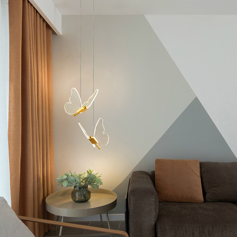 Room bedside pendant light