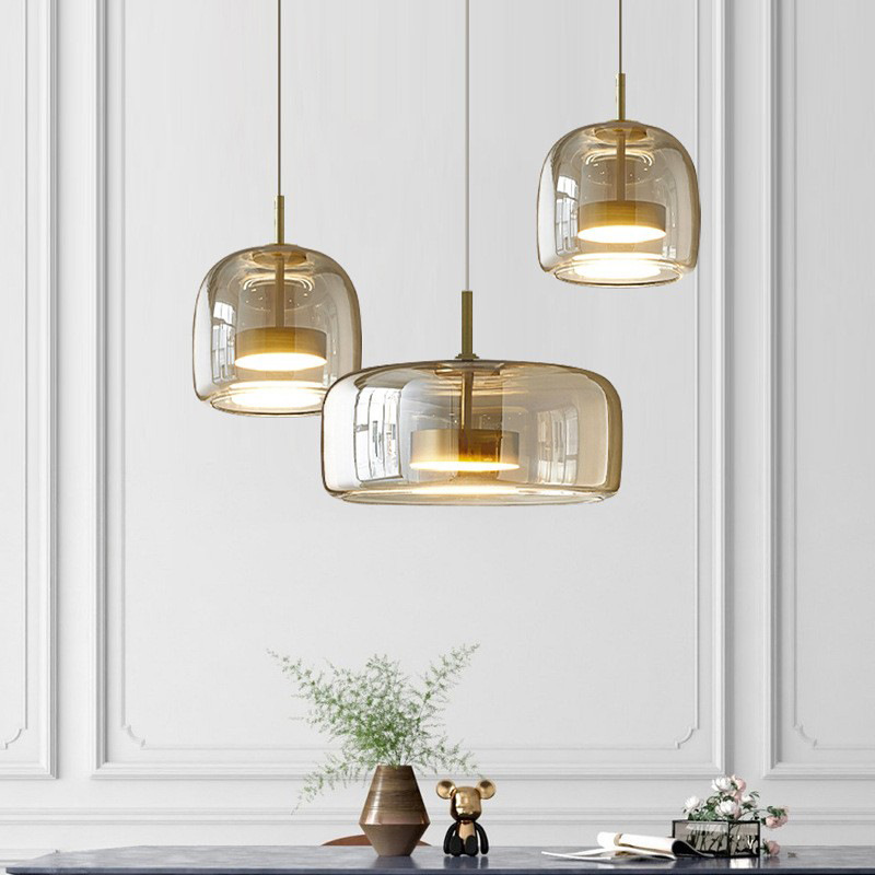 Modern restaurant chandelier